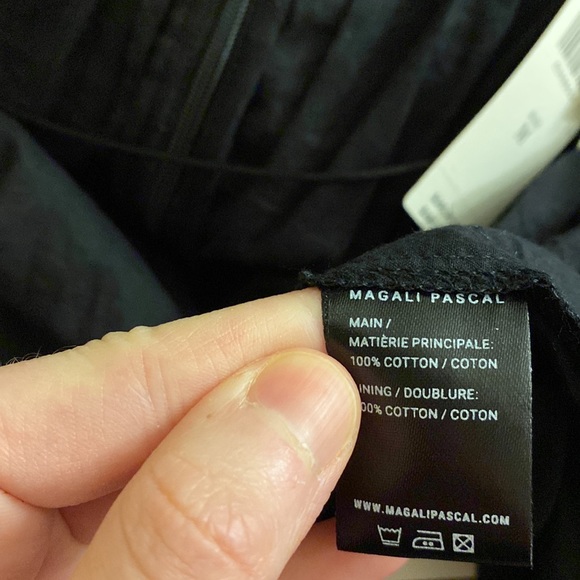 NWT MAGALI PASCAL Jaqueline Jacqueline COTTON tiered ruched maxi dress gown - Picture 14 of 16